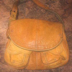 Lucky brand saddle bag shoulder purse